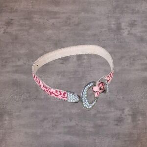Y2K 2000s Blazin Roxx ink Jeweled Pink Belt